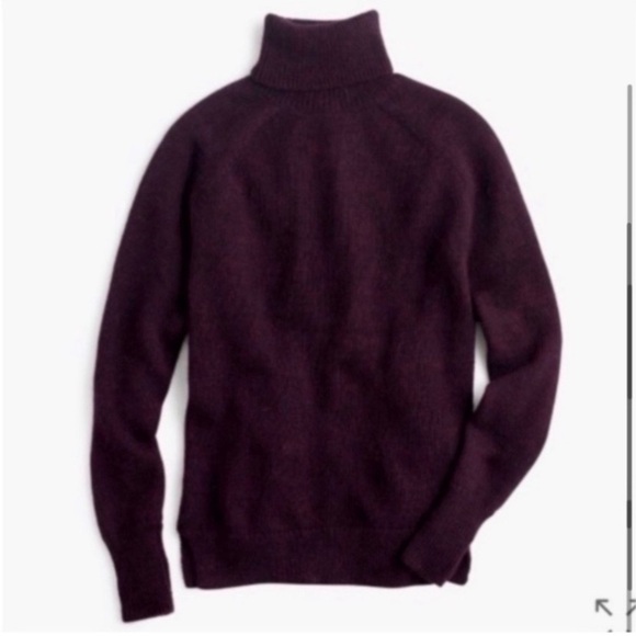 J. Crew - Turtleneck Sweater with Notched Hem - Gray - Size XS - E5934 - Picture 4 of 15